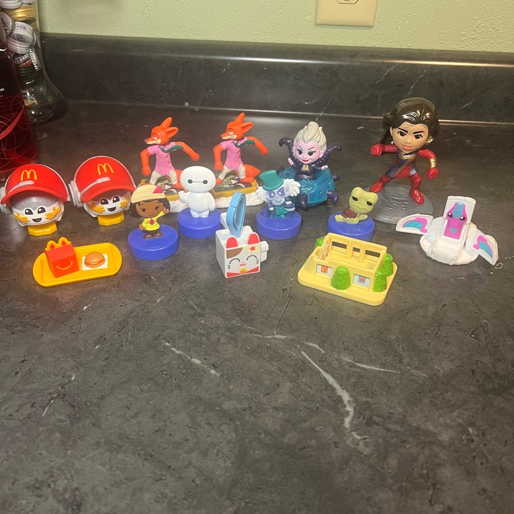 McDonald's Happy Meal Toy Set - Multicolor Action Figures